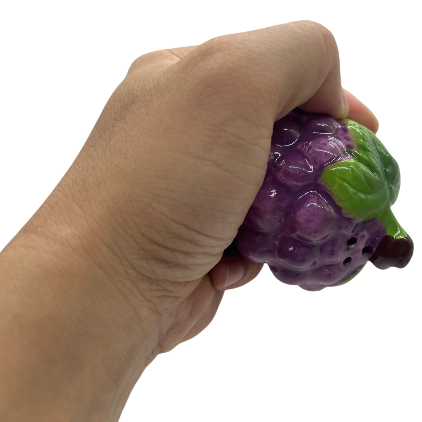 Grape Salt and Pepper Shakers, 2-Piece Ceramic Spice Jars, Cute Kitchen Decor, Novelty Gift for Christmas, Housewarming